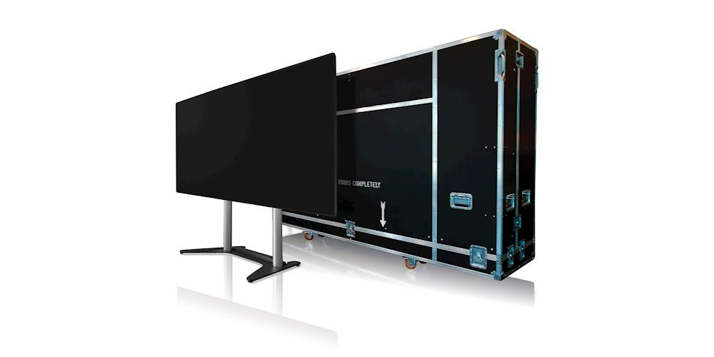 Optoma QUADShow All-in-One ScreenLift Optoma-QUADShow-Alles-in-een-schermhef-en-transportsysteem-voor-FHDQ130-LED-scherm