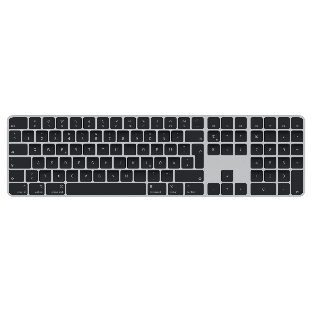 Apple-Magic-Keyboard-mit-Touch-ID-und-Ziffern-block-fur-Mac-Modelle-mit-Apple-Chip-schwarze-Tasten