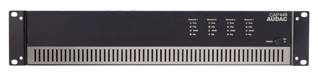 Audac-CAP448-Class-D-Installationsverstarker-4x480W-100V-HPF-19-2HE