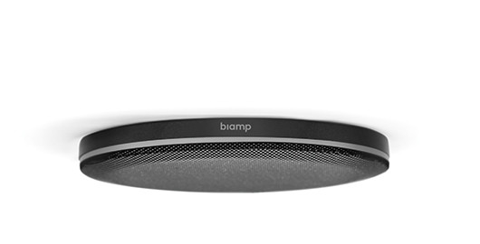 Biamp-Tesira-Parle-TCM-XEX-Beamtracking-Deckenmikrofon-schwarz