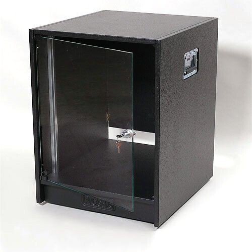 ProCase-19-Rack-13HE-Rack-mit-Glastur-Ruckblende-mit-Kabelauslass-unten-1-Griffloch-eingefrast