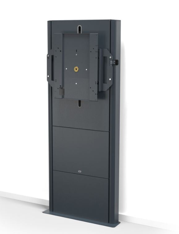 SMS-Presence-Wall-Floor-Flipster-gemotoriseerde-in-hoogte-verstelbare-vloer-muurbeugel-met-zwenkfunctie-Update-2021-tot-75-max-VESA-400x400-draagvermogen-50kg-donkergrijs