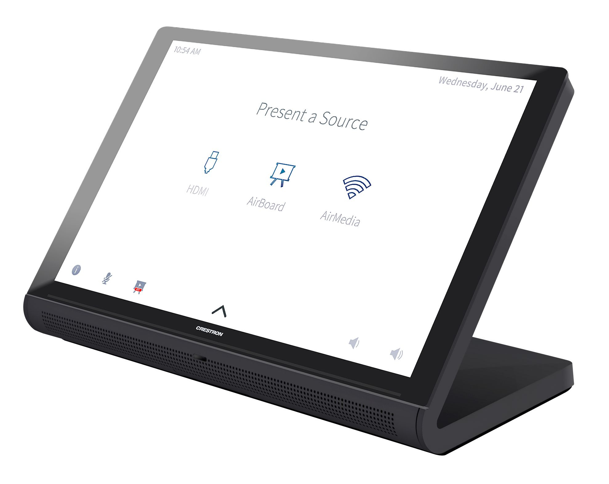 Crestron-TS-1070-B-S-10-tafelmodel-aanraakscherm-in-zwart
