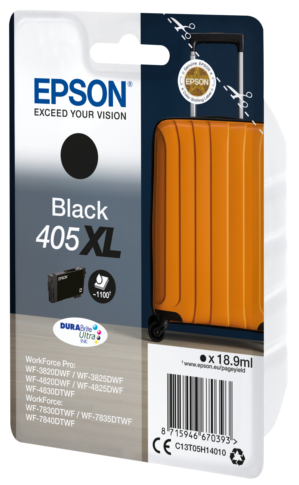 Epson-Tintenpatrone-DURABrite-Ultra-Suitcase-405-405XL-Schwarz