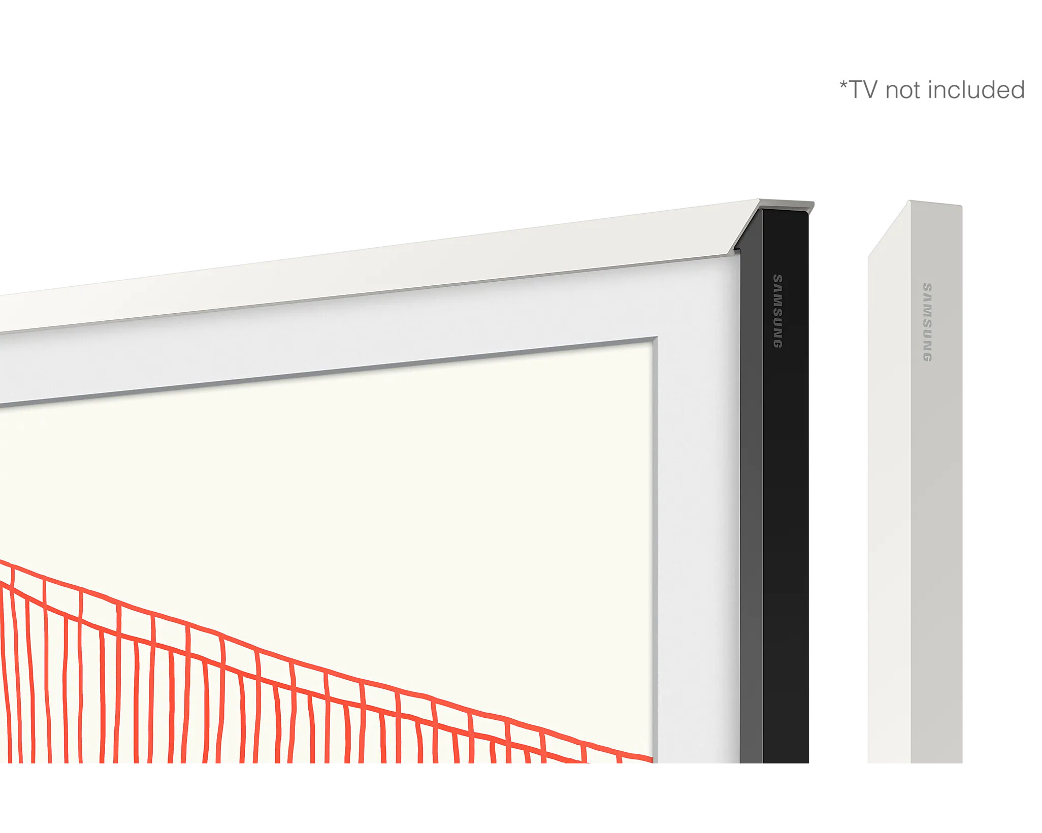 Samsung-The-Frame-55-Rahmen-Modern-in-Weiss