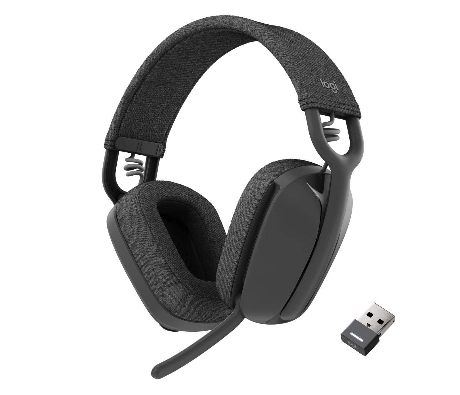 Logitech-Zone-Vibe-125-kabelloses-Bluetooth-Headset-ohrumschliessend-Grafit