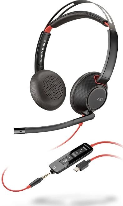 Poly-Blackwire-5220-C5220-USB-C-Stereo-bedrade-headset-met-USB-C