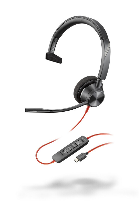 Poly-Blackwire-3310-BW3310-USB-C-Bedrade-mono-headset-met-USB-C