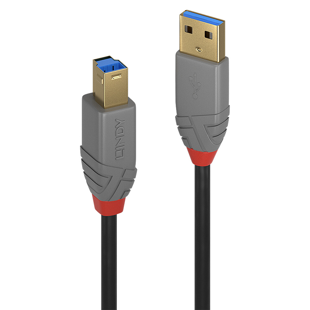 LINDY-5-m-USB-3-2-Type-A-naar-B-kabel-USB-Type-A-stekker-naar-B-stekker-5-Gbit-s-Anthra-Line