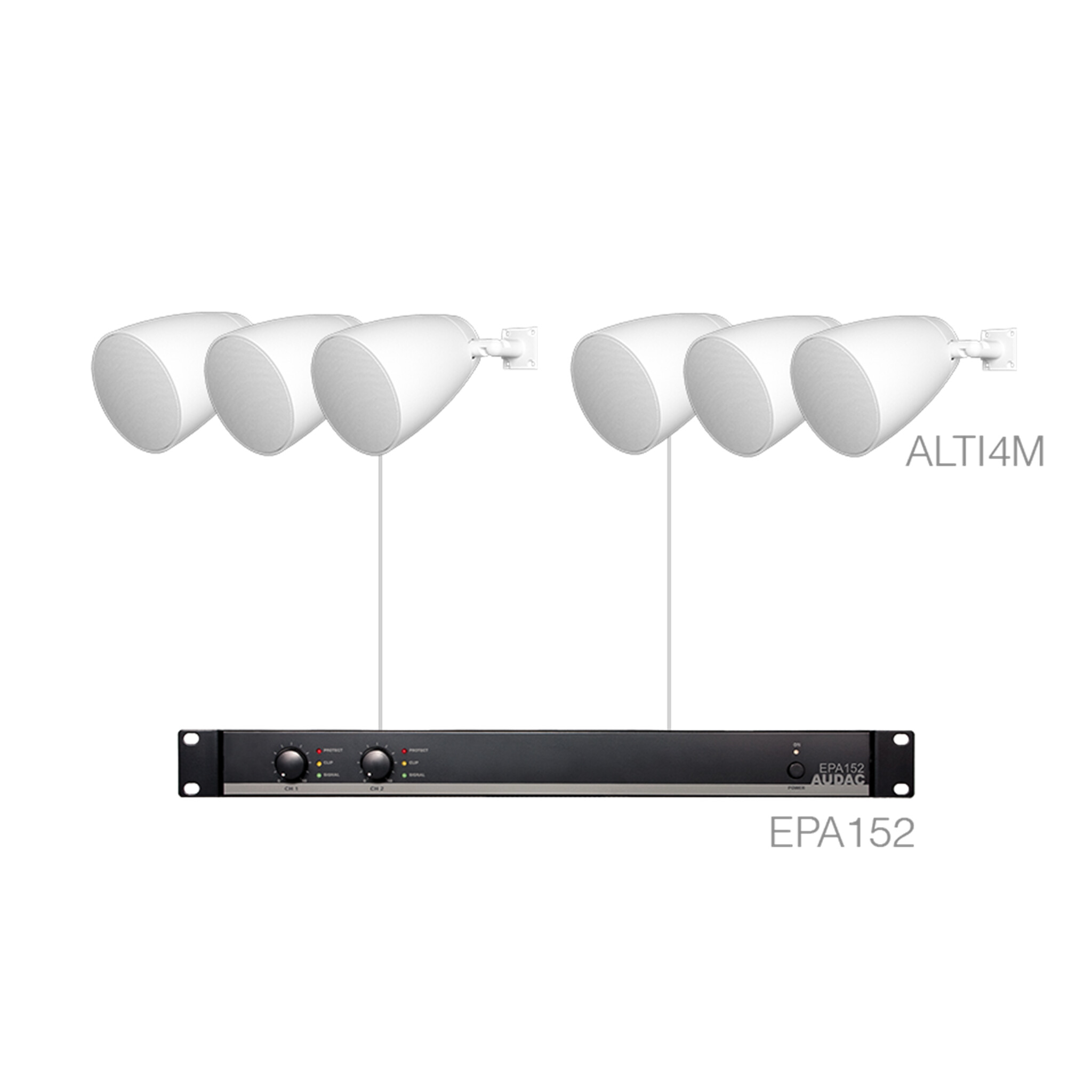 Audac-LENTO4-6EM-W-Aufbaulautsprecher-Set-weiss