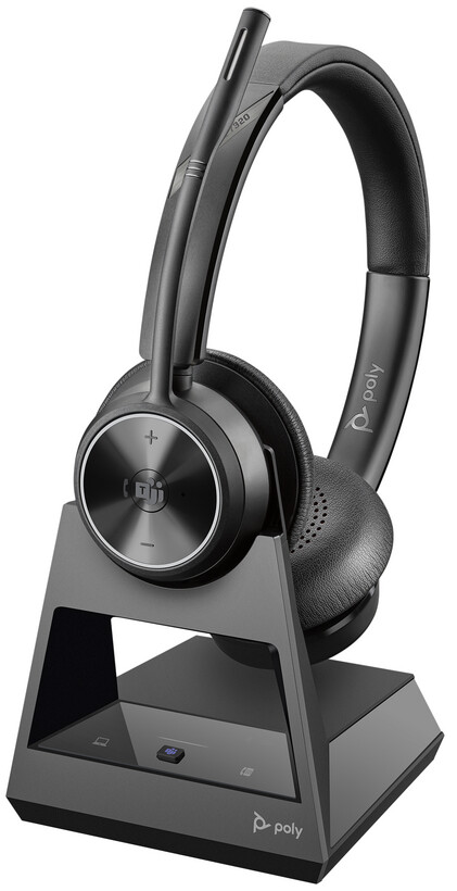 Poly-SAVI-7320-S7320-M-CD-Office-Headset-Draadloos-Stereo-DECT-Headset-Systeem-met-USB-A-en-USB-C-gecertificeerd-voor-Microsoft-Teams