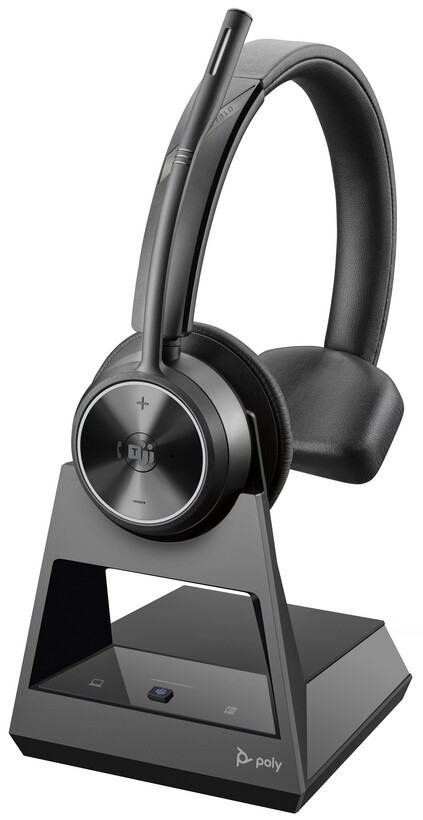 Poly-SAVI-7310-S7310-M-CD-Office-Headset-Draadloos-Mono-DECT-Headset-Systeem-met-USB-A-en-USB-C-Gecertificeerd-voor-Microsoft-Teams