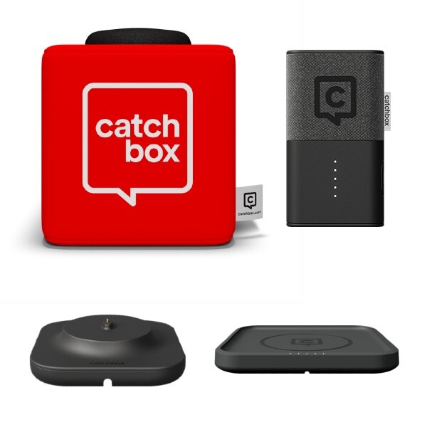 Catchbox-Plus-System-with-1-Cube-and-1-Clip-1-Wireless-Charger-1-Dock-Custom-Design