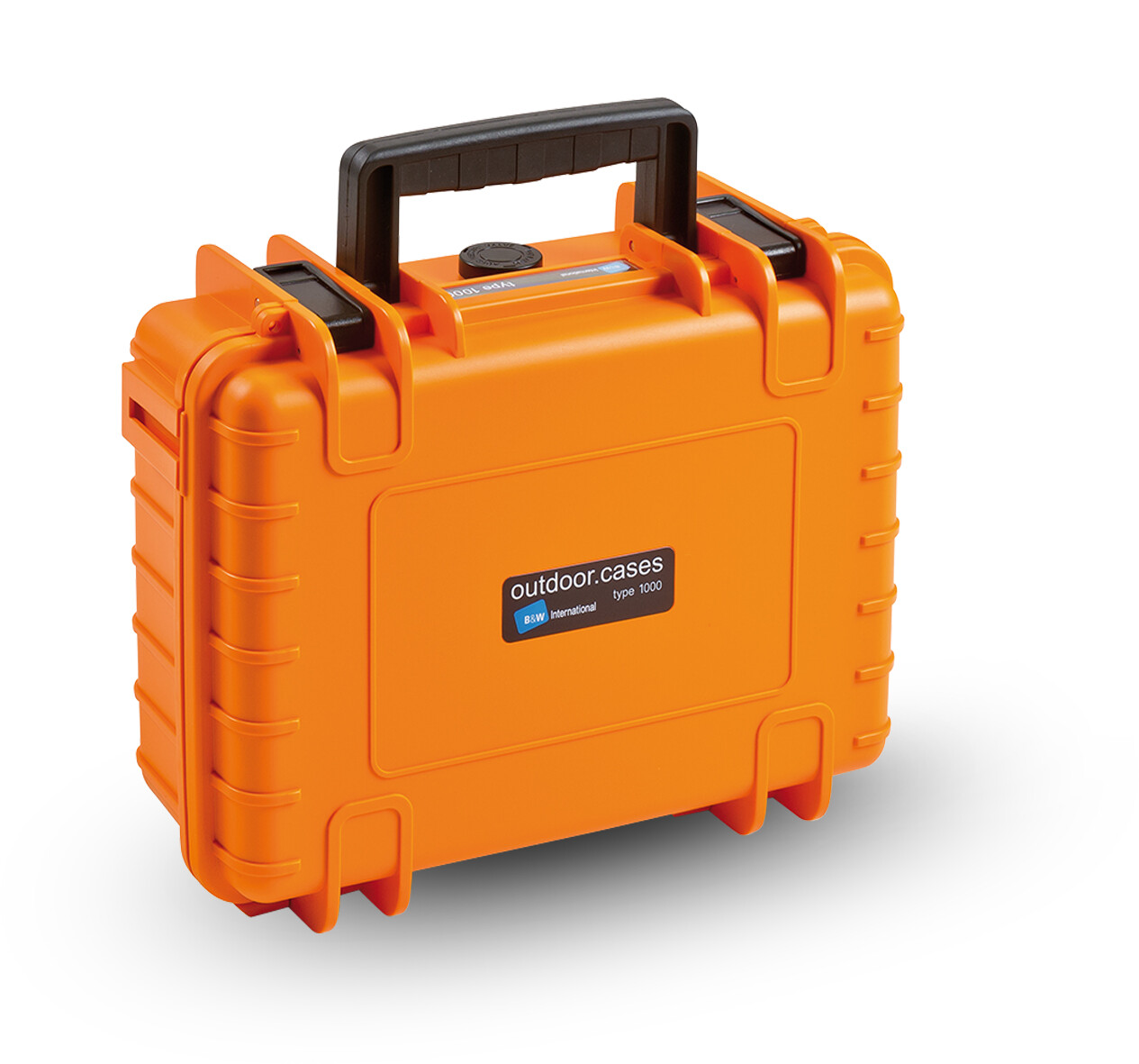 B-W-Hartschalenkoffer-Typ-1000-mit-Wurfelschaum-orange