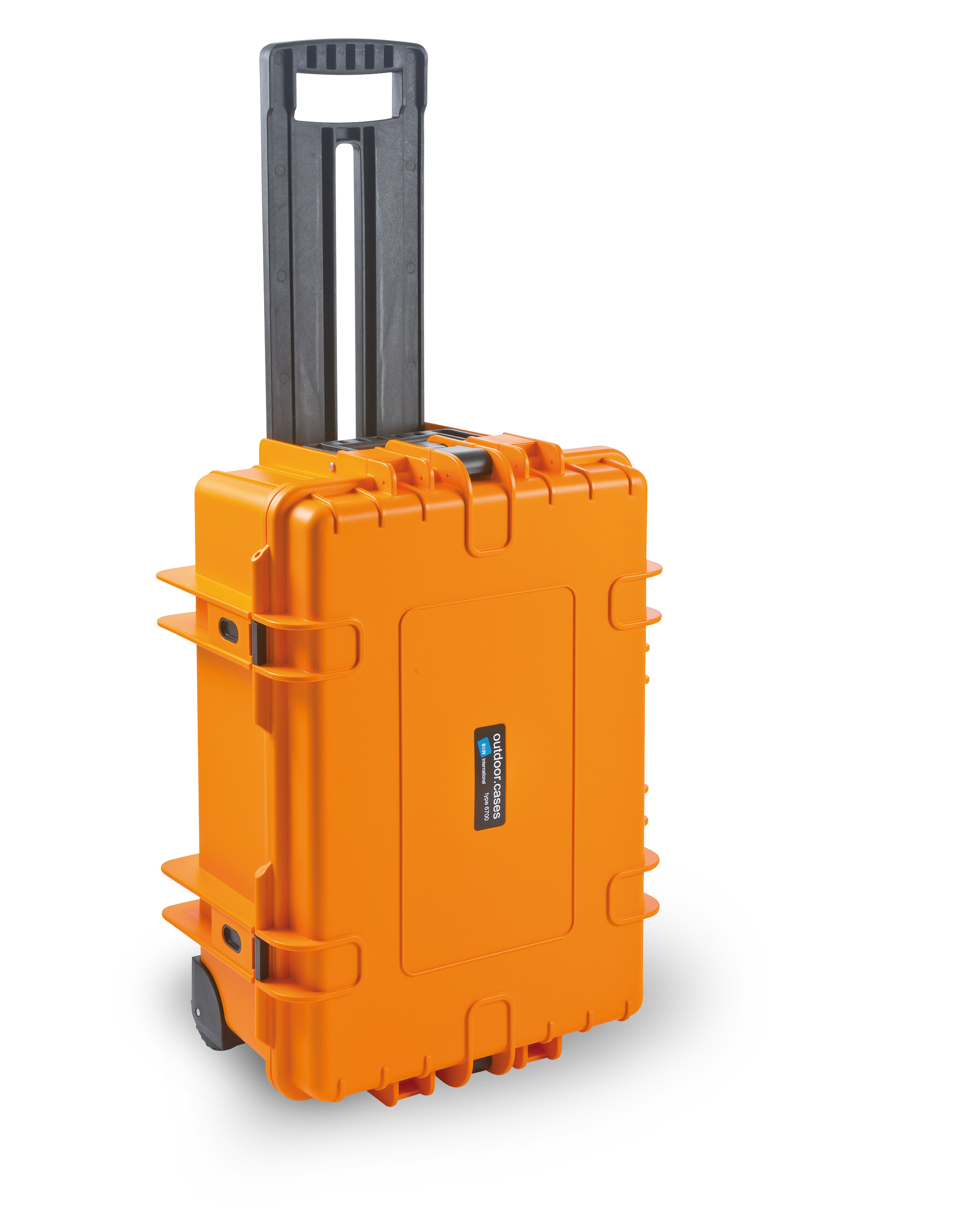 B-W-Hartschalenkoffer-Typ-6700-mit-Wurfelschaum-Trolley-orange