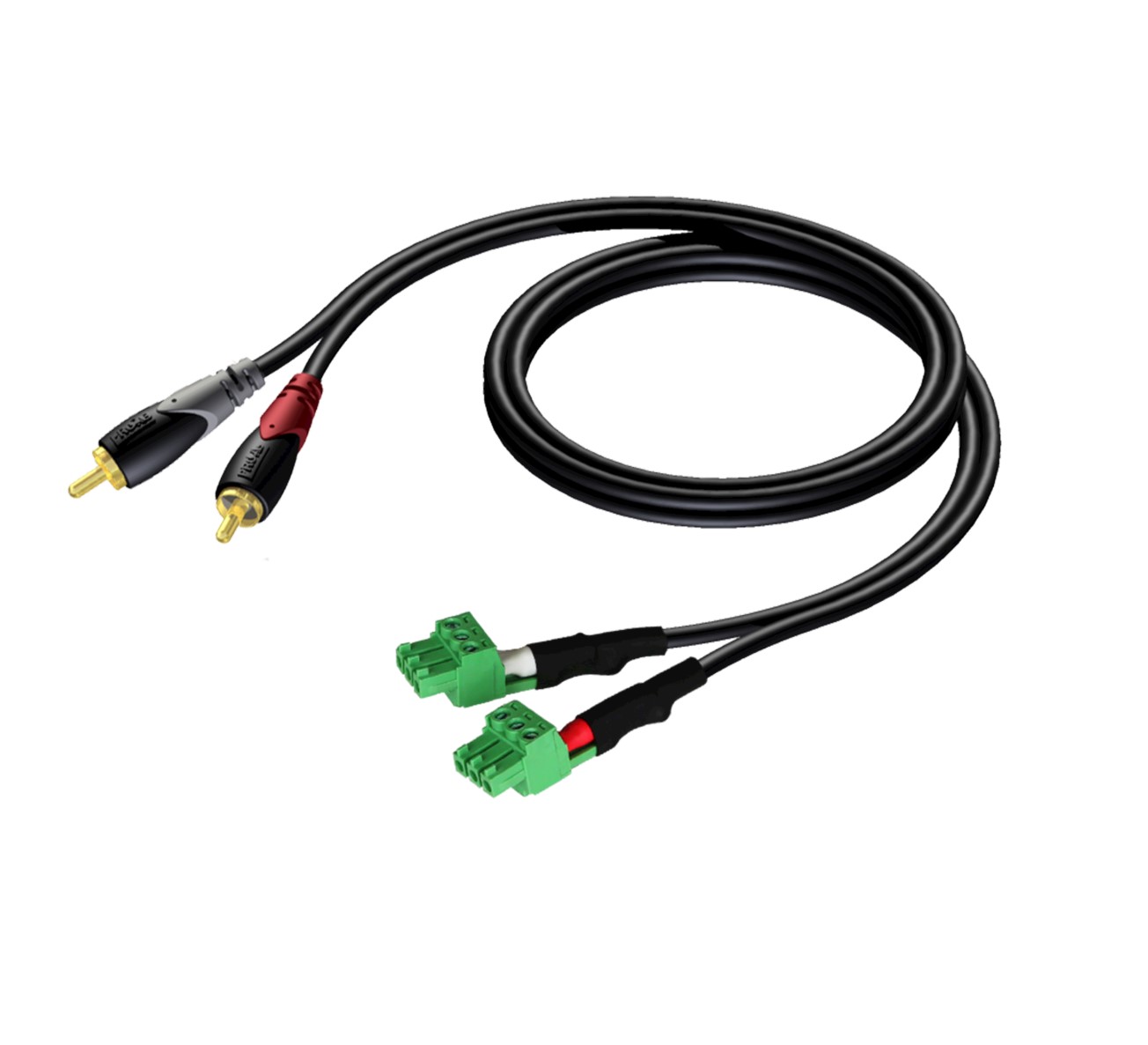 ProCab-CLA832-1-Audiokabel-2x-Cinchstecker-auf-2x-Euroblock-3-polig-3-81mm-Lange-1m-schwarz