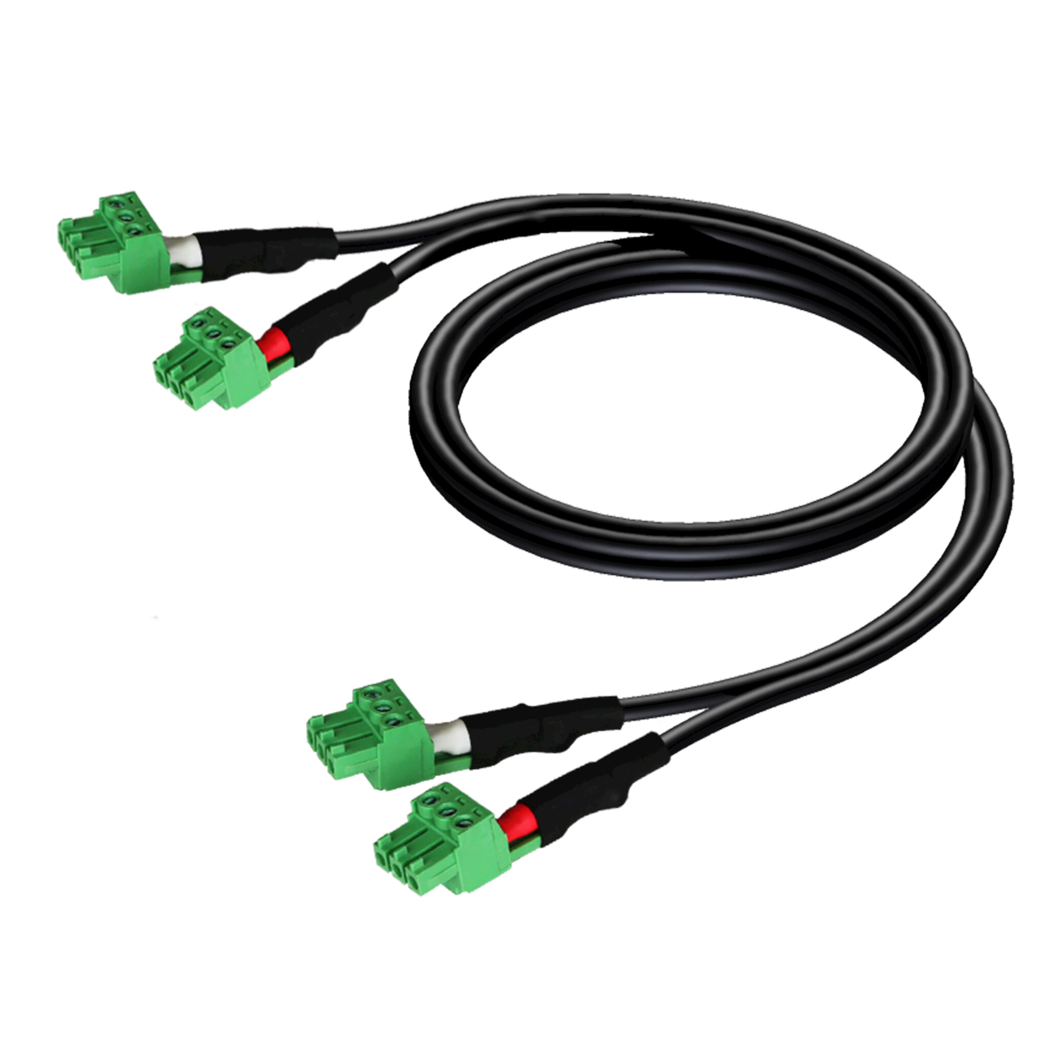 ProCab-CLA830-1-Audiokabel-2x-Euroblock-auf-2x-Euroblock-Stecker-3-polig-3-81mm-Lange-1m-schwarz