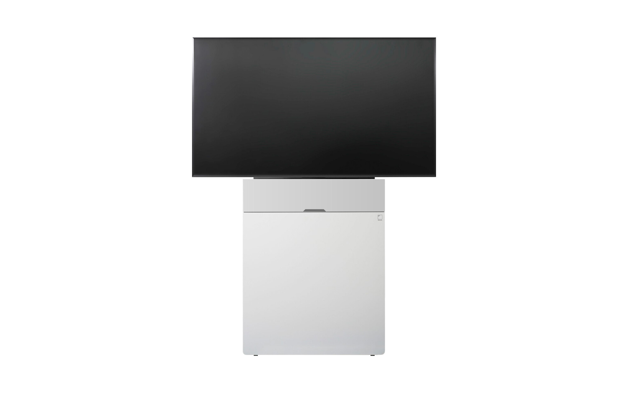 Holzmedia-W6-Displaystele-M-Front-90cm-Blende-fur-Lenovo-ThinkSmart-weiss