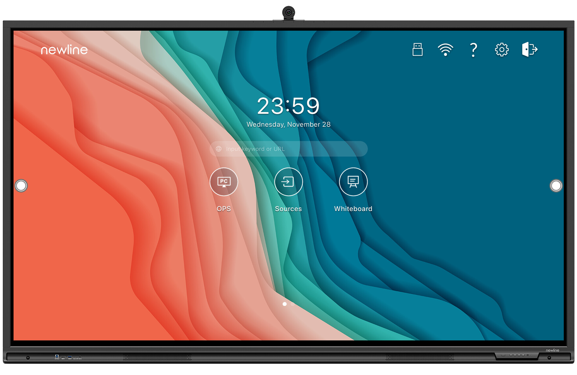 Newline-TT-7522Q-ELARA-Touchscreen-mit-Optical-Bonding