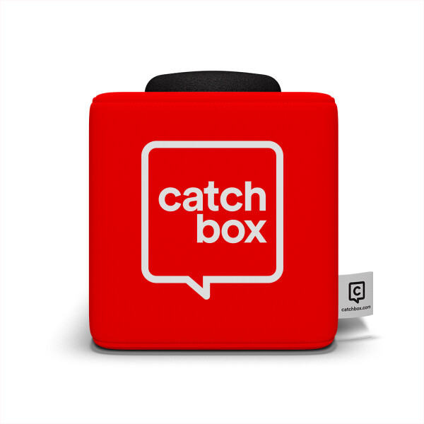 Catchbox-Plus-Pro-System-mit-Wurfmikrofon-und-kabellosem-Ladegerat-Custom-Cover