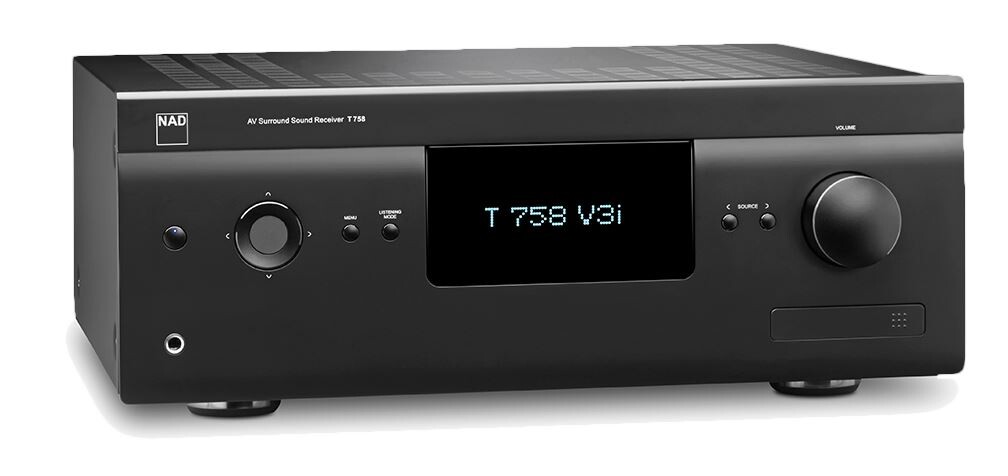 NAD-T758-V3i-A-V-Receiver-4K-Ultra-HD-Video-Dolby-Atmos-und-DTS-X-Apple-Airplay-2-BluOS-je-60W-8Ohm-Demoware