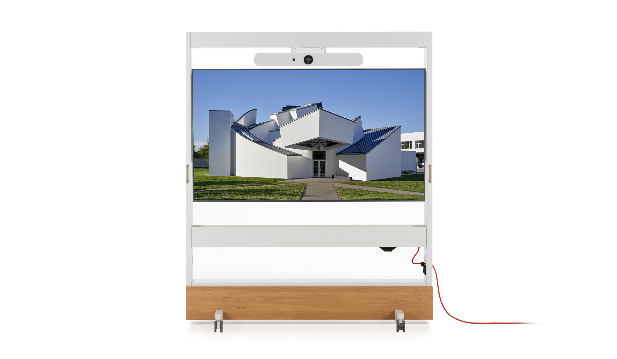 Vitra-Dancing-Wall-Video-Collaboration-Set-mit-Display-und-Kamera-Soft-Light-Eiche-natur