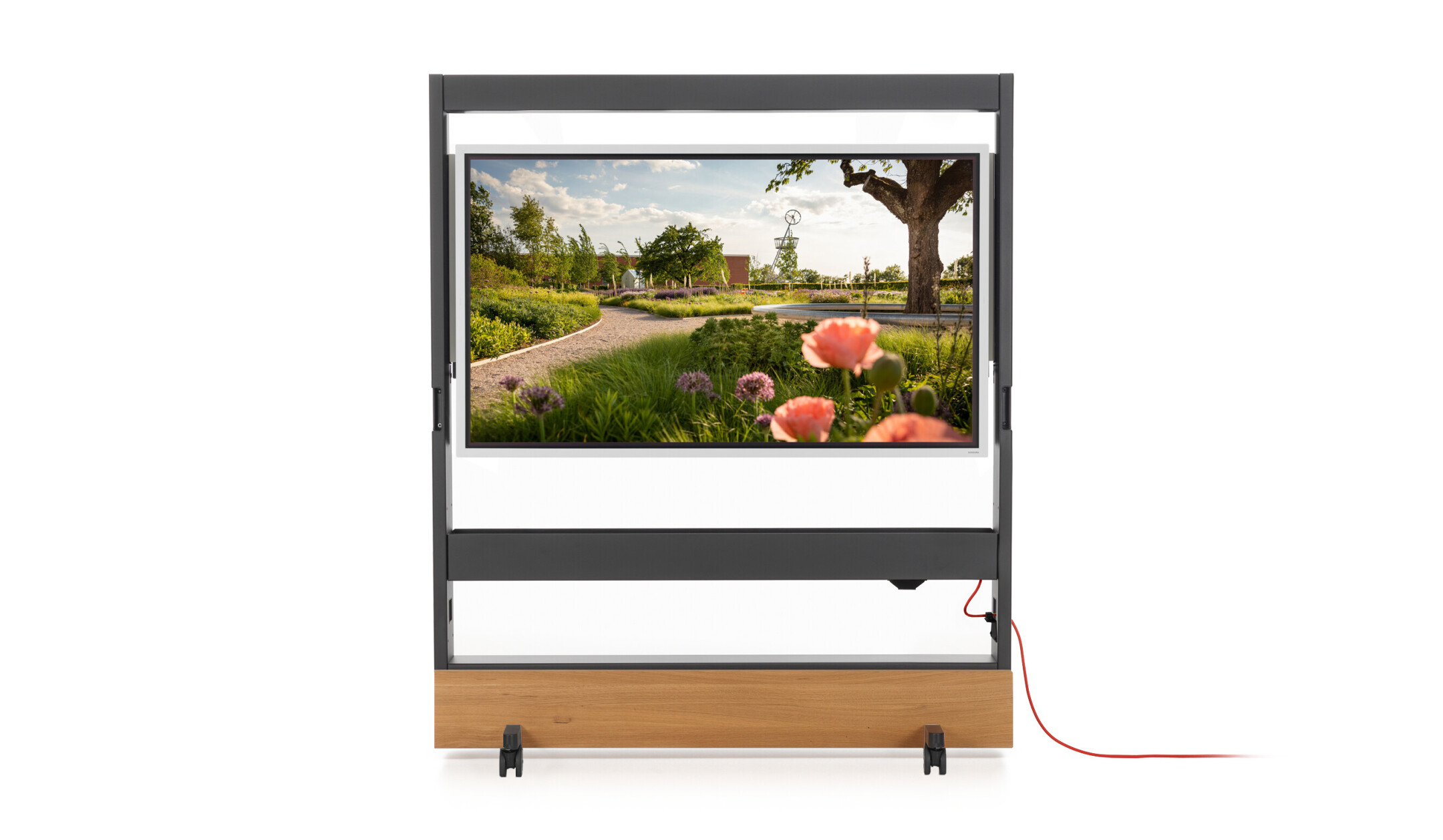 Vitra-Dancing-Wall-Interactive-Collaboration-Set-mit-Touch-Display-Basic-Dark-Eiche-natur