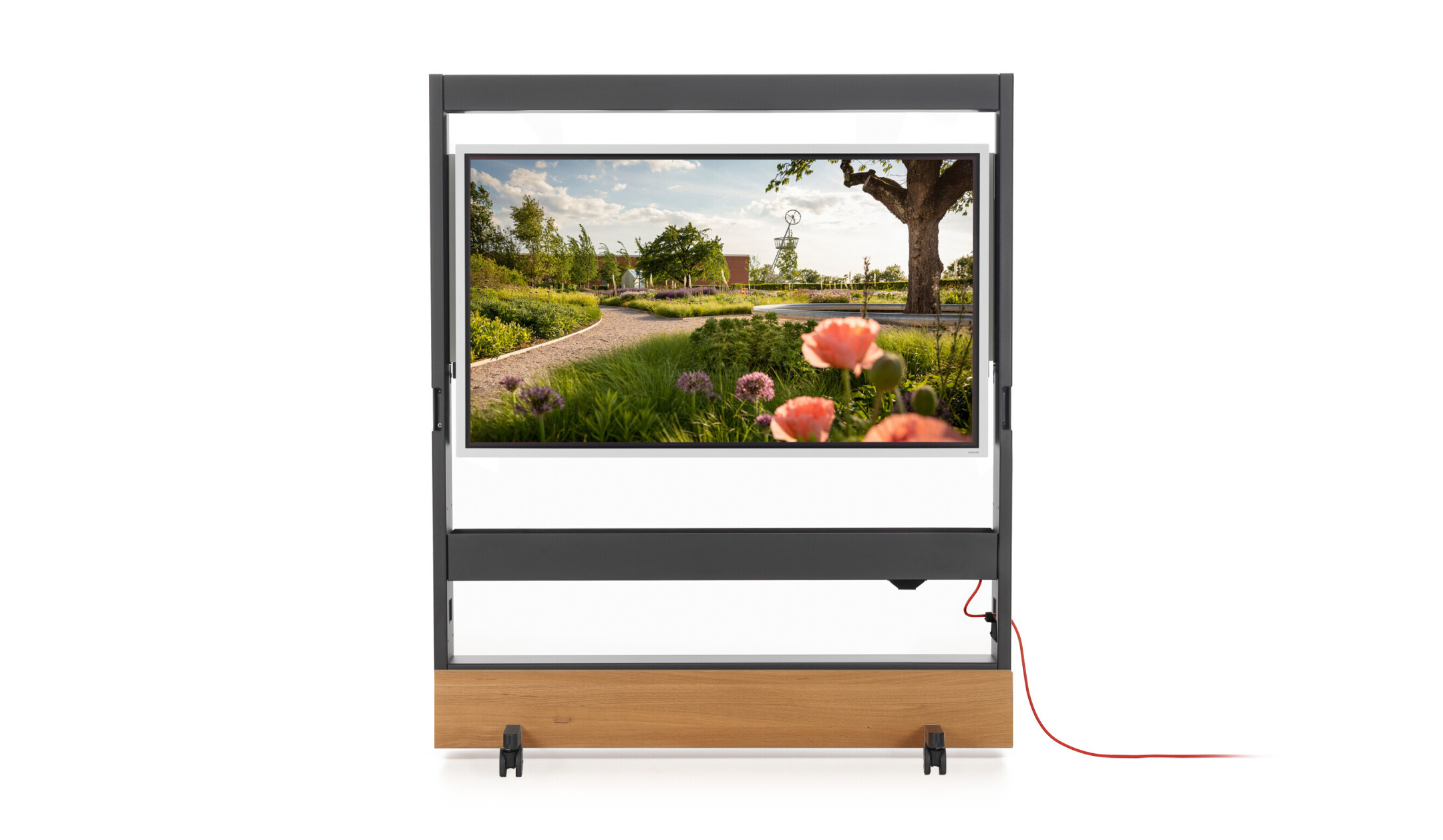 Vitra-Dancing-Wall-Mobile-Presentation-Touch-Set-mit-Touch-Display-Basic-Dark-Eiche-natur