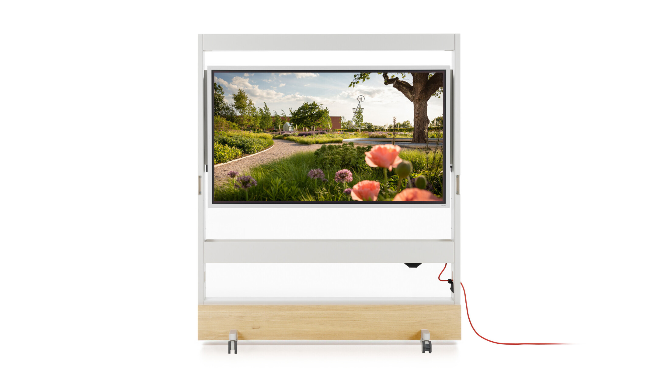 Vitra-Dancing-Wall-Mobile-Presentation-Touch-Set-mit-Touch-Display-Soft-Light-Fichte-natur