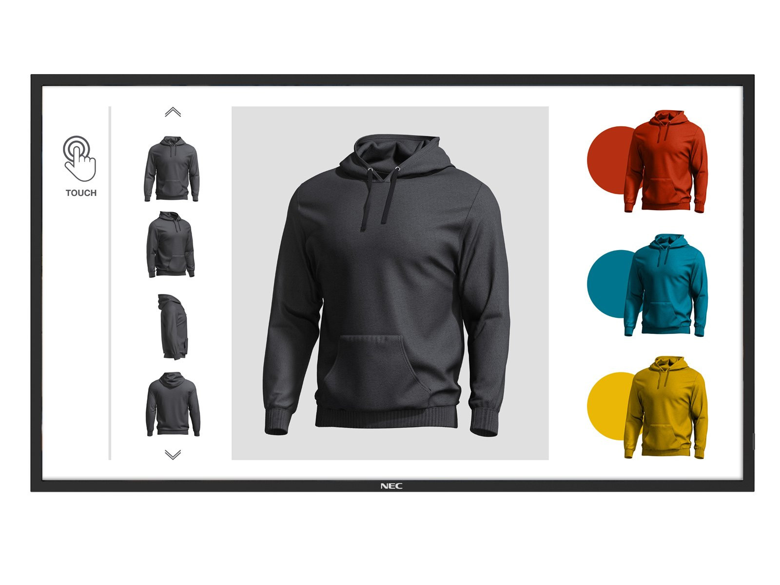 NEC MultiSync ME551 IR-2 55" Infrarot Touch Display mit USB-MediaPlayer und Fernzugriff NEC-MultiSync-ME551-IR-2