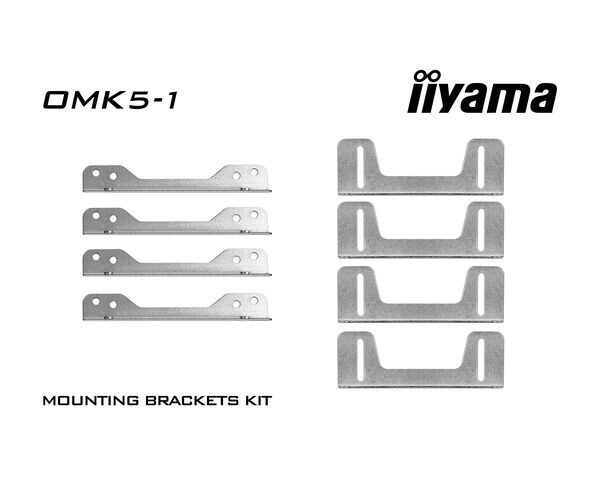 iiyama-OMK5-1-Befestigungswinkel-Kit-fur-iiyama-Open-Frame-TF1615MC-Displays