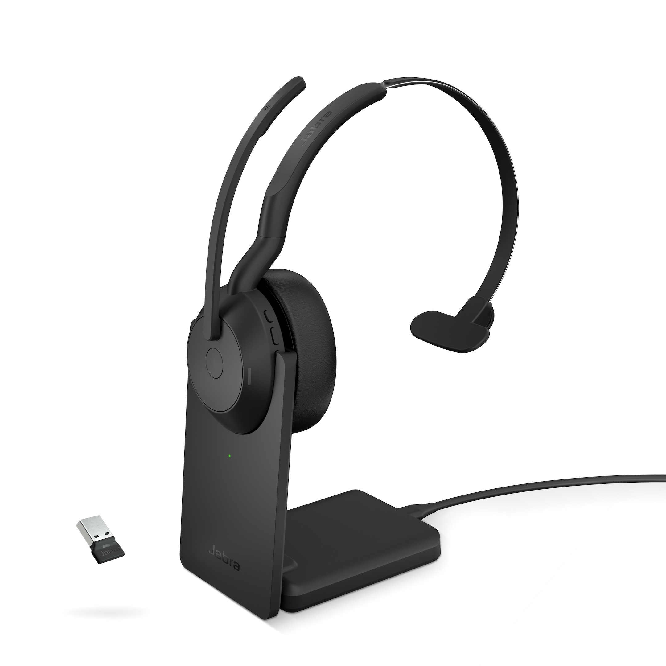 Jabra Evolve2 55 Link390a UC Mono – schnurloses Mono Headset mit USB-A inkl. Ladestation Jabra-Evolve2-55-Link380a-UC-Mono-draadloze-mono-headset-met-USB-A-incl-oplaadstationJabra-Evolve2-55-Link380a-UC-Mono-draadloze-mono-headset-met-USB-A-incl-oplaadstation