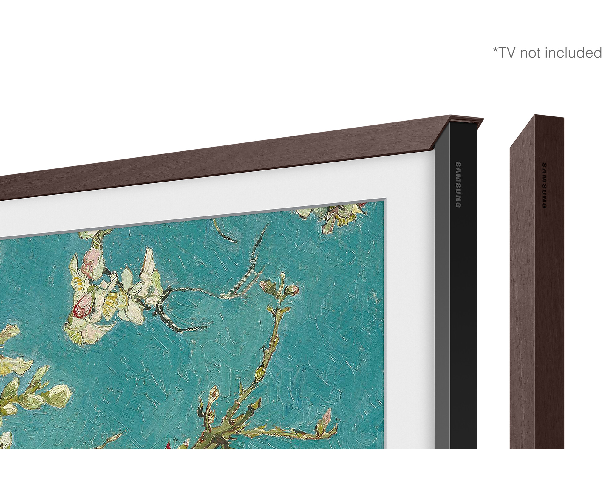Samsung-Verwisselbaar-Frame-Modern-Flat-Bruin-32-2023-Frame-compatibel