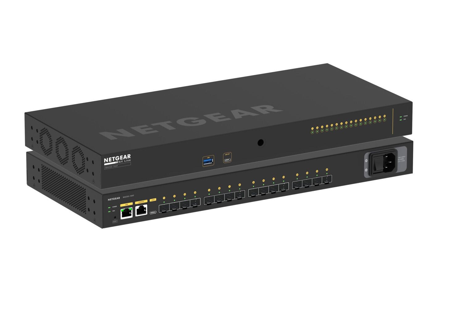 Netgear-AV-Line-Managed-Switch-16x-1G-10G-Fiber-SFP-M4250-16XF