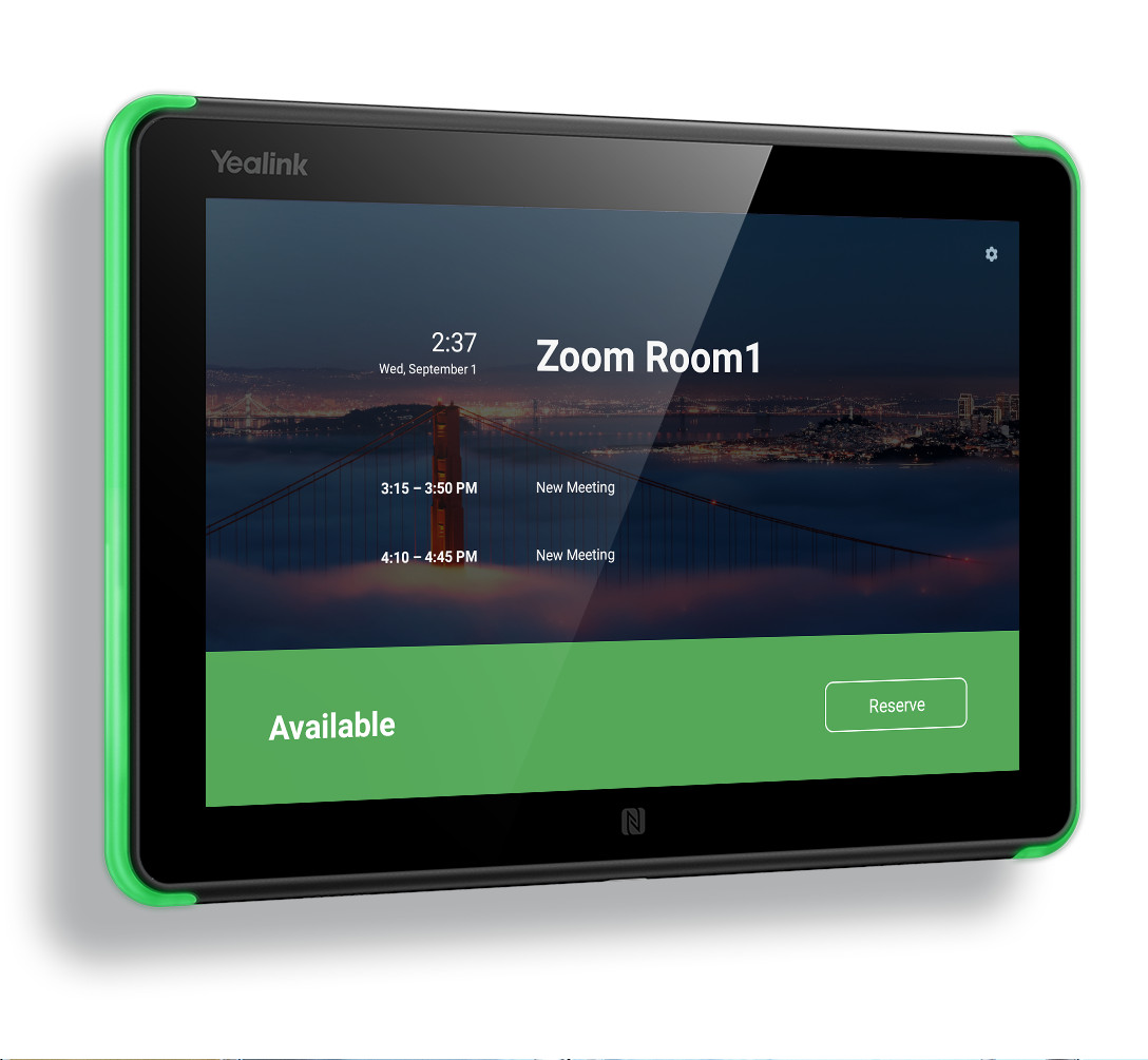 Yealink-RoomPanel-Zoom-Touch-Display