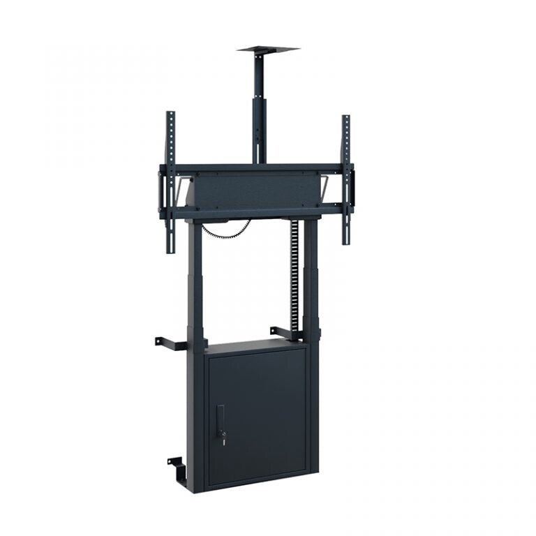 Hagor-HP-Twin-Lift-FW-B-gemotoriseerd-in-hoogte-verstelbaar-liftsysteem-voor-vloer-muurbevestiging-55-86-max-VESA-900x600-max-belasting-120-kg-zwart