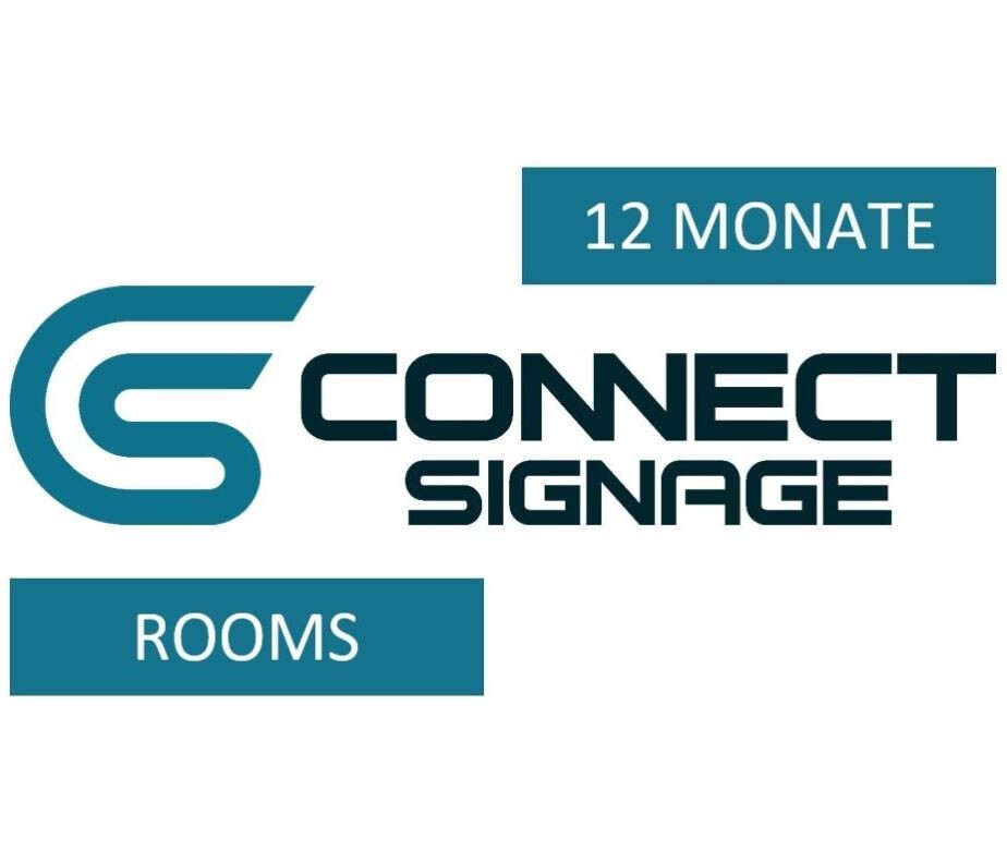 connectSignage-ROOMS-Cloud-Lizenz-12-Monate