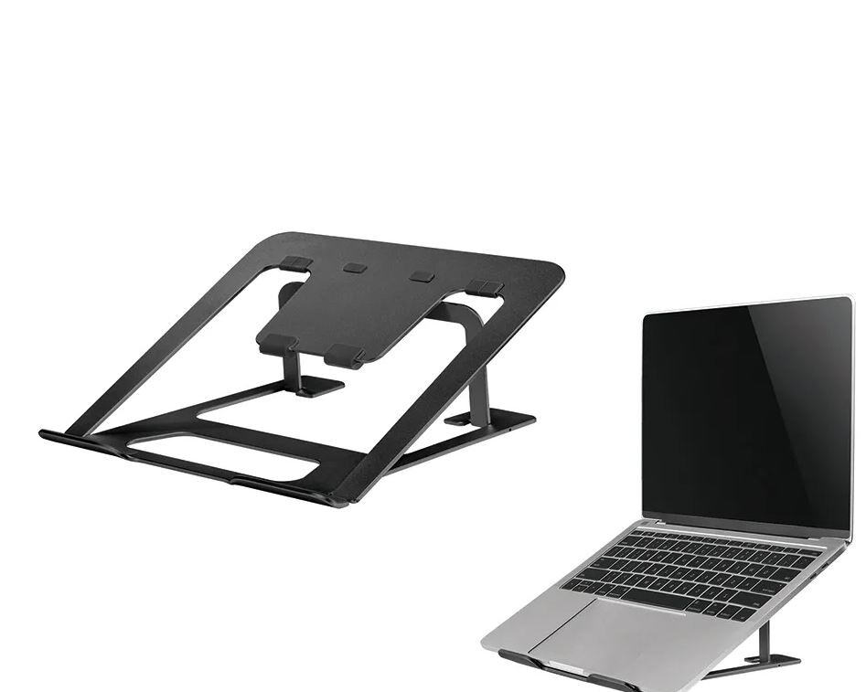 Neomounts-NSLS085BLACK-opvouwbare-laptopstandaard-zwart