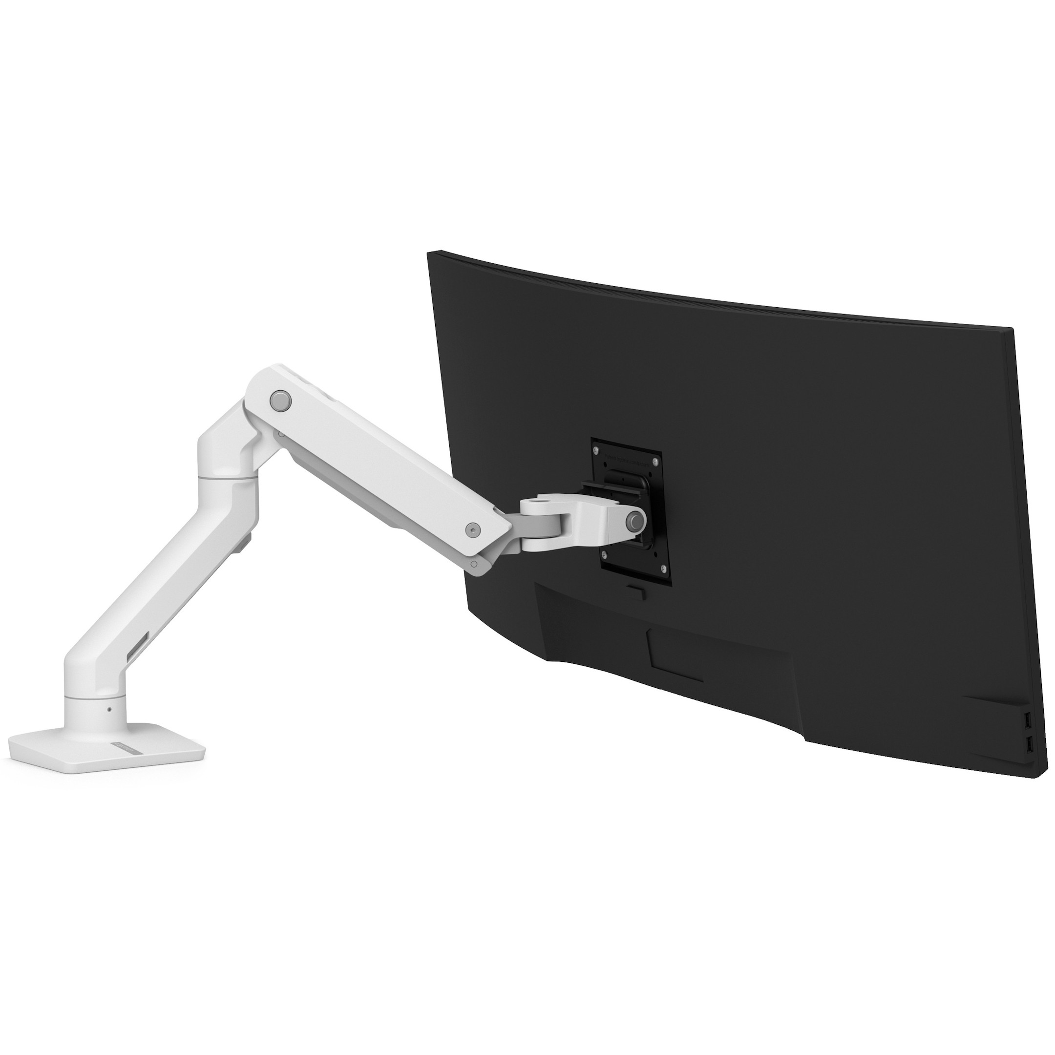 Ergotron-HX-Monitor-Arm-Tischhalterung-weiss