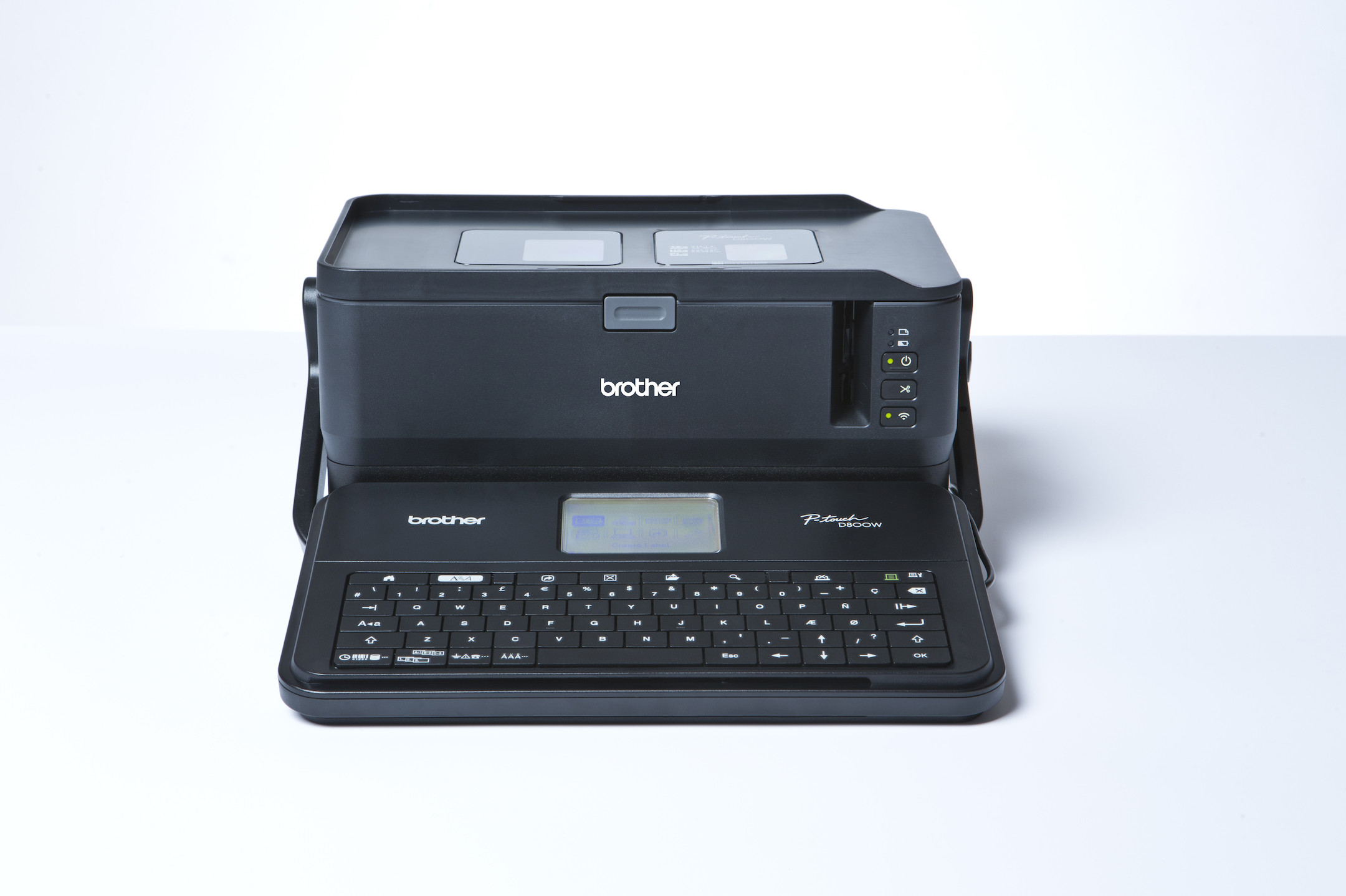 Brother-P-touch-PT-D800W-Professionelles-PC-Beschriftungsgerat-inkl-WLAN-separater-LCD-Tastatur