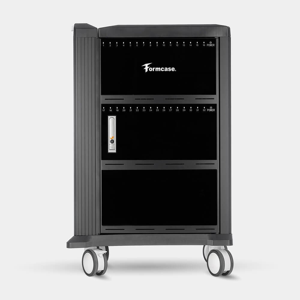 Formcase-TransformerCart-T32-PD-Performance-Tabletwagen-mit-Rollen-und-Griffsystem-fur-bis-zu-32-Tablets-a-11-Zoll