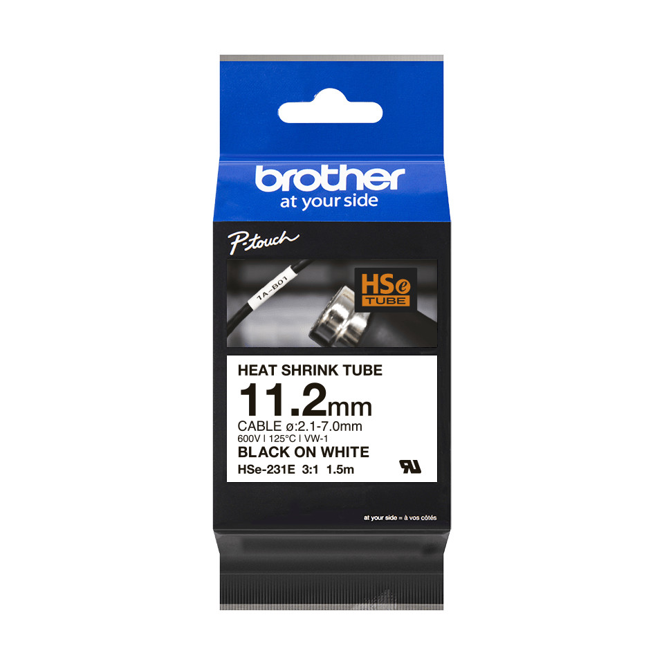 Brother-Pro-Tape-HSe-231E-Schrumpfschlauch-schwarz-auf-weiss-11-2mm-breit-1-5m-lang