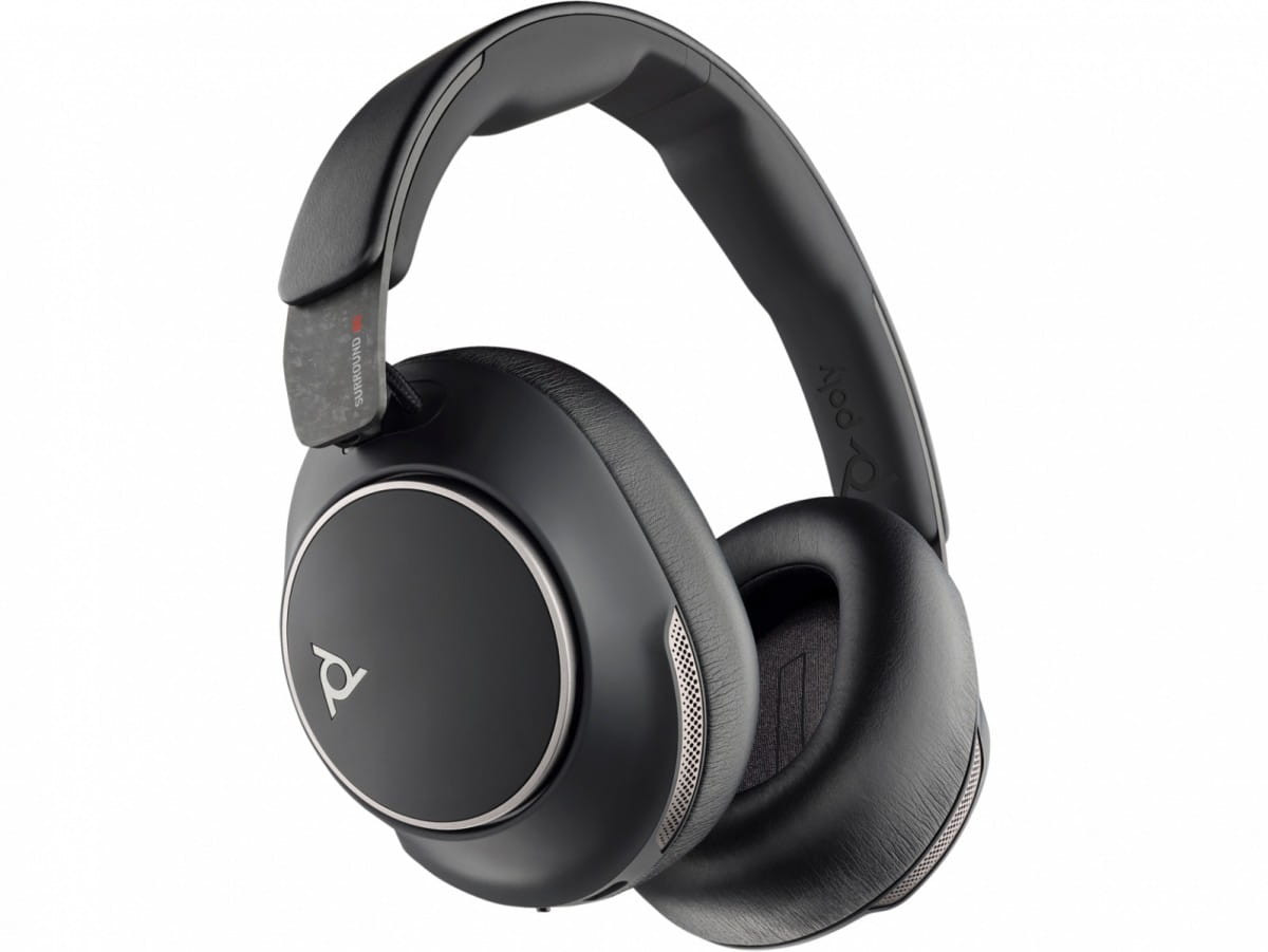 Poly-Voyager-Surround-80-UC-kabelloses-Bluetooth-Stereo-Headset-mit-USB-C-zertifiziert-fur-UC