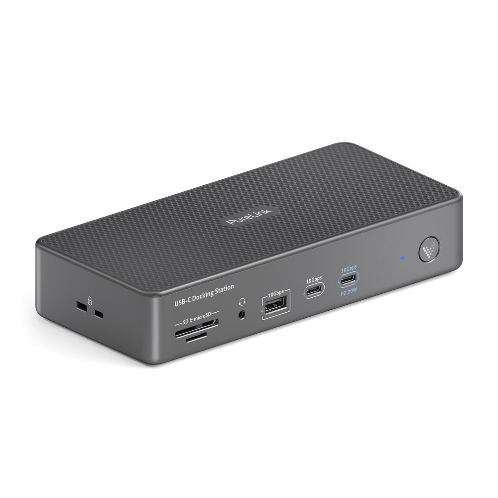 Vuelogic-VL-D220-USB-C-dockingstation-USB-3-2-Gen2-MST-met-drie-schermen-8K-ondersteuning