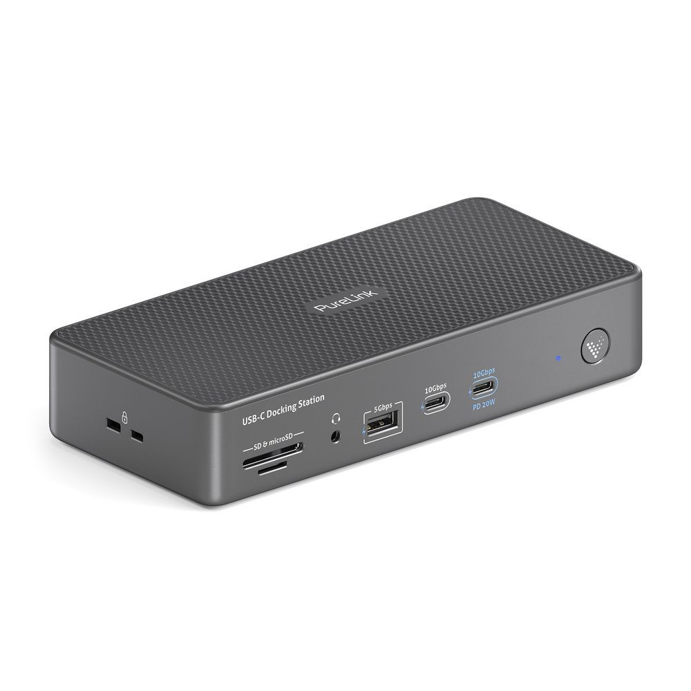 PureLink Vuelogic VL-D230DL USB-C Docking Station - Quad Display DisplayLink ready - 8K-Unterstützung Vuelogic-VL-D220-USB-C-dockingstation-Quad-Display-DisplayLink-ready-8K-ondersteuning