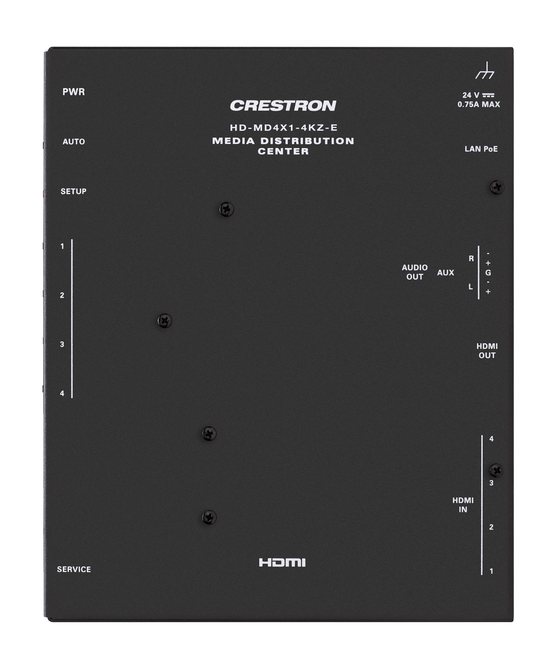 Crestron-HD-MD4X1-4KZ-E-4x1-4K60-4-4-4-HDR-AV-Switcher