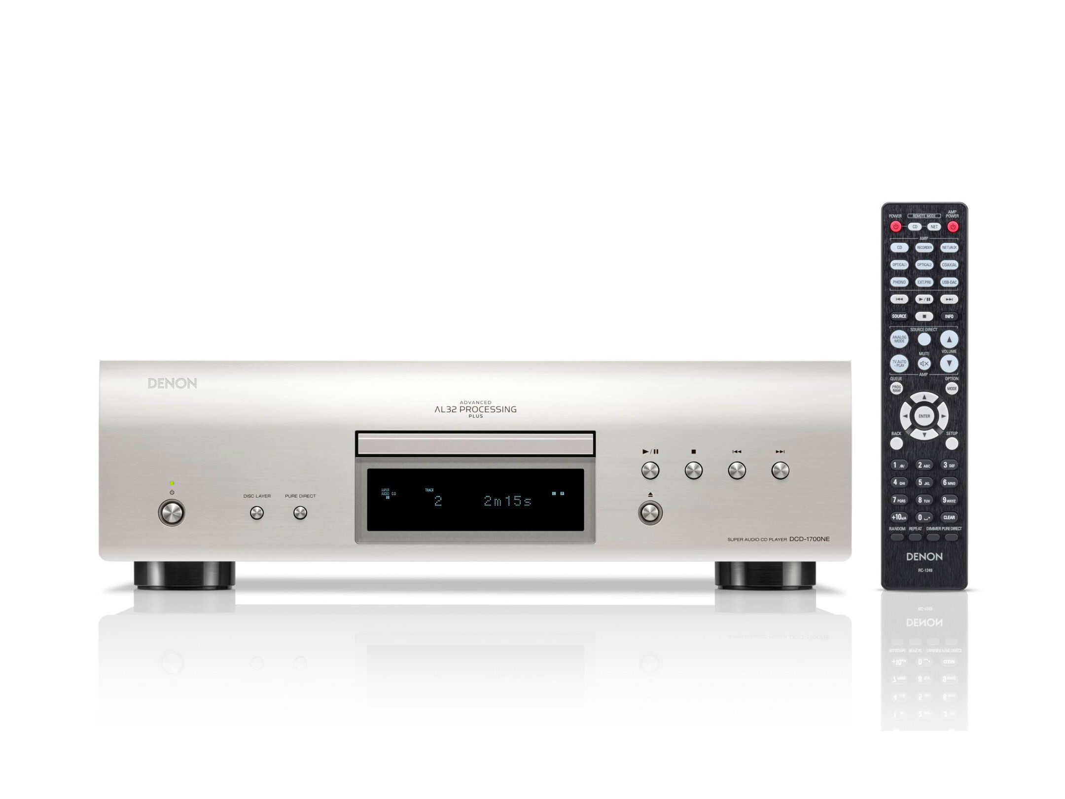 Denon-DCD-1700NE-CD-SACD-Player-DCD-1700NE-mit-Advanced-AL32-Processing-Plus-in-silber