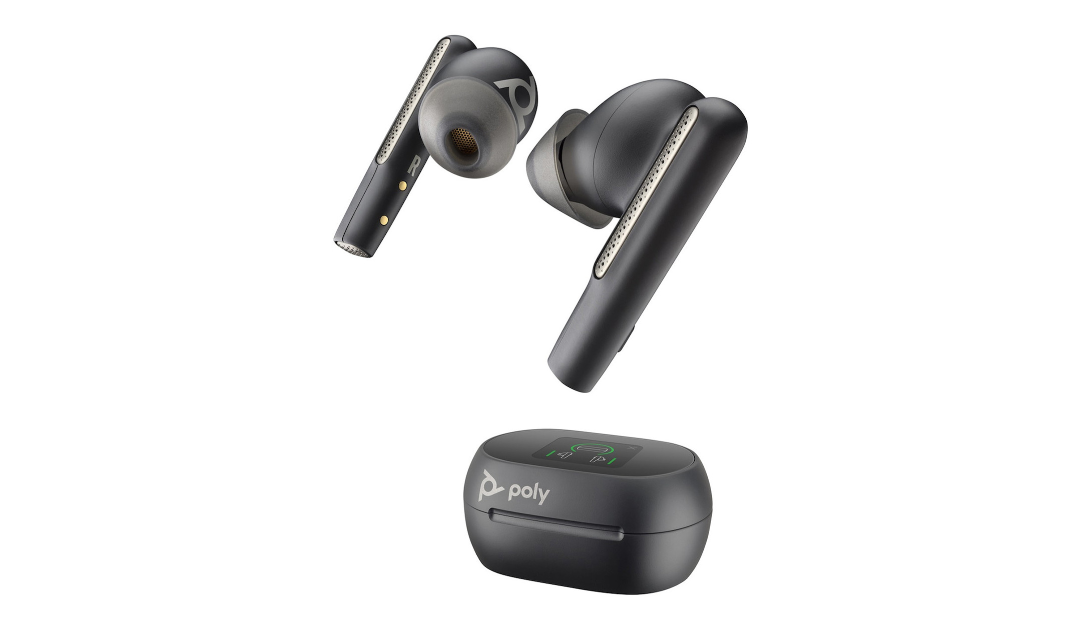 Poly-Voyager-Free-60-USB-C-oordopjes-met-oplaadetui-met-aanraakscherm-voor-Microsoft-Teams-zwart