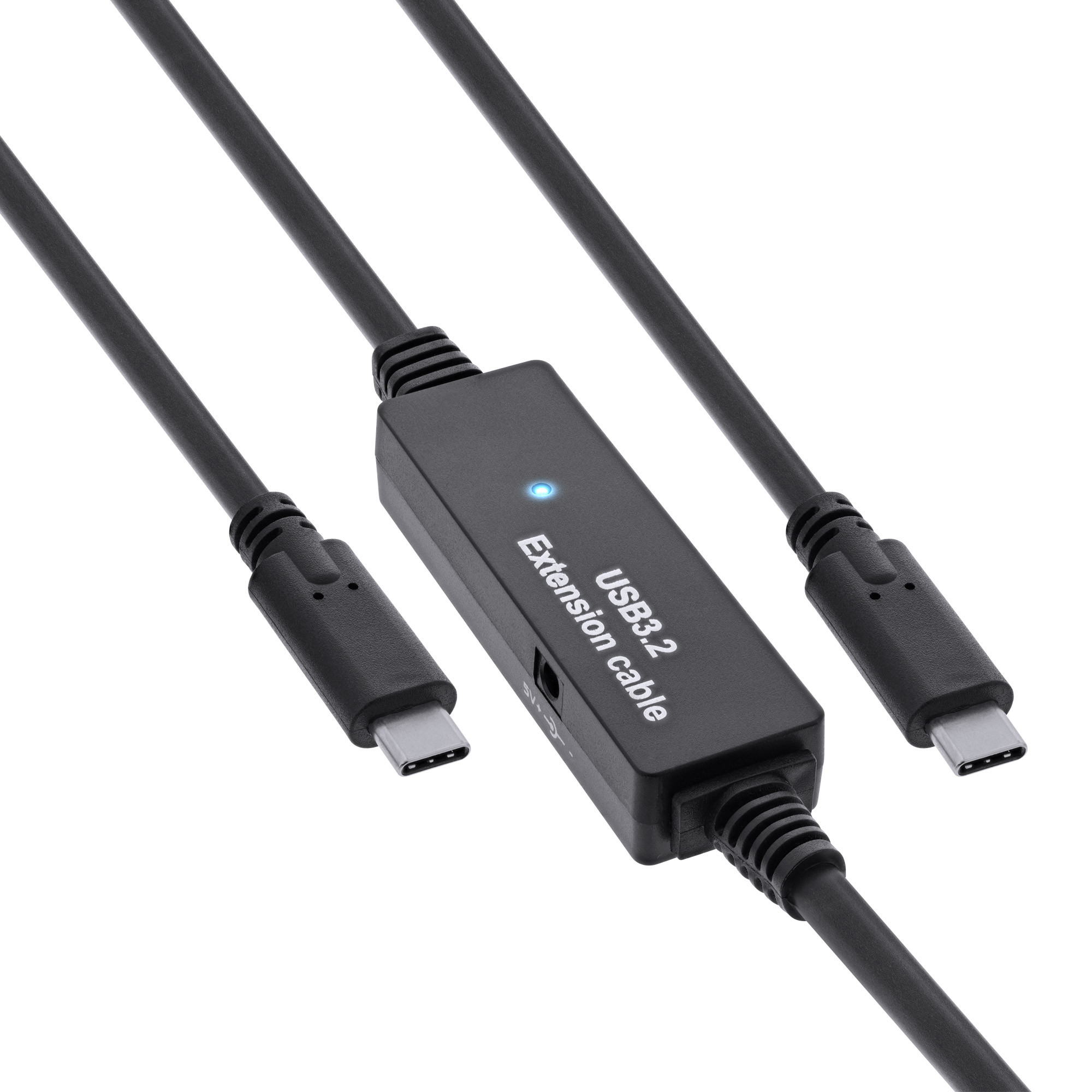 InLine cavo attivo gen. 1 USB 3.2, spina USB-C a spina USB-C, nero, 10m InLine-USB-3-2-Gen-1-actieve-kabel-USB-C-stekker-naar-USB-C-stekker-zwart-10-m