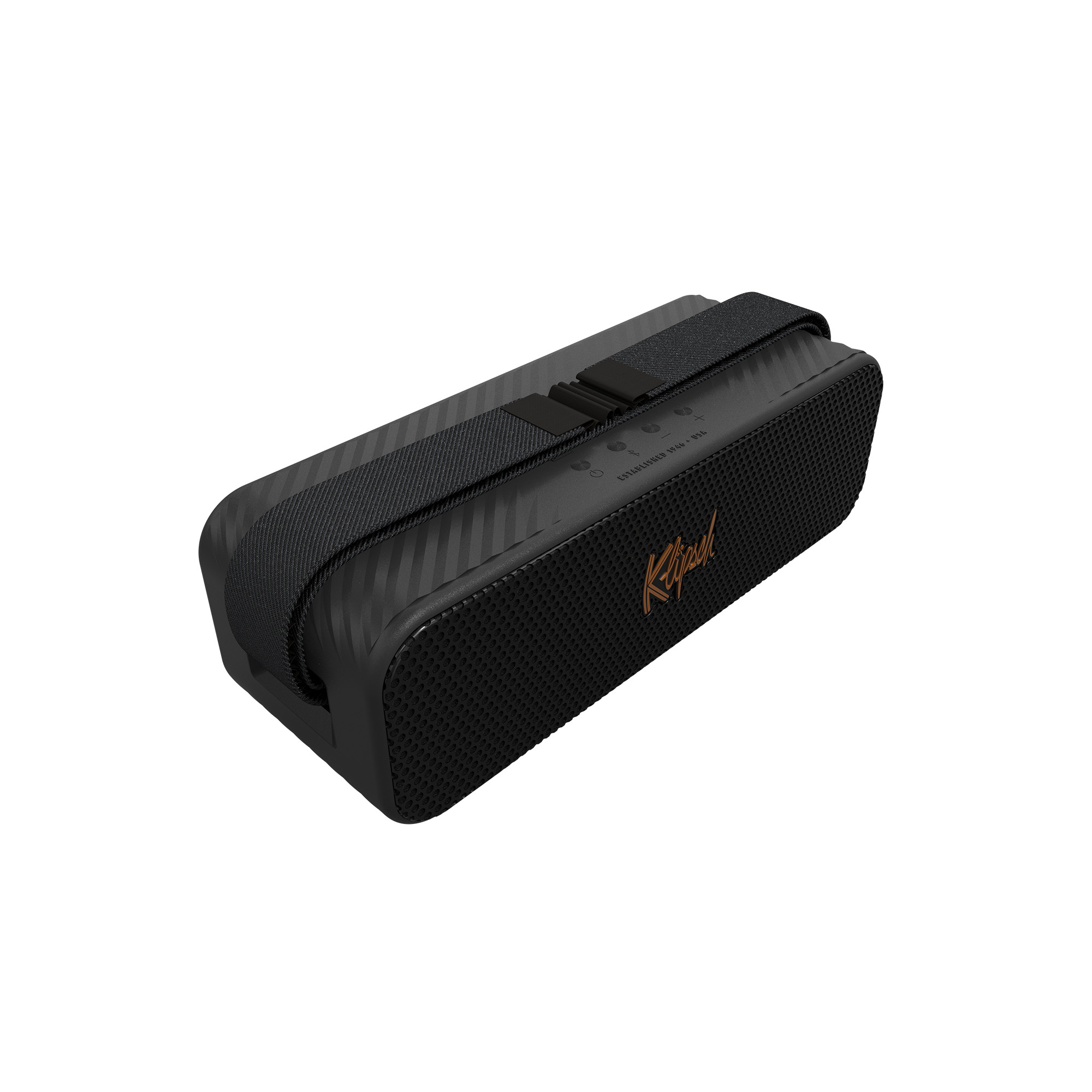 Klipsch-Detroit-Tragbarer-Bluetooth-Lautsprecher